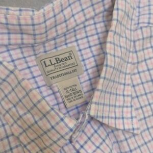 LL Bean Seersucker Weave XXL